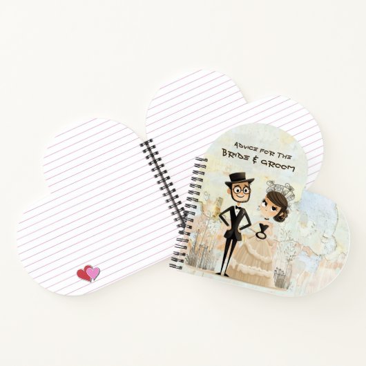 Advies voor het bruidspaar notitieboek (Binnen)