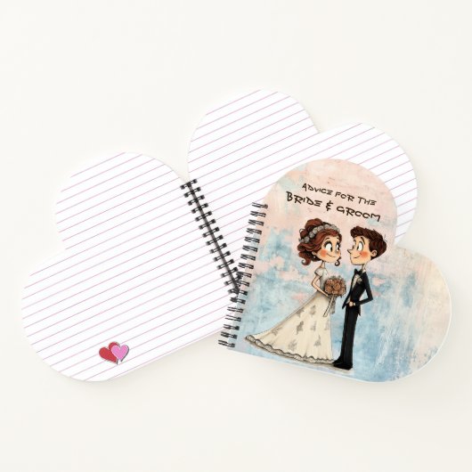 Advies voor het bruidspaar  notitieboek (Binnen)
