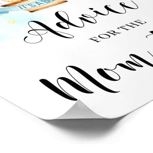 Advies voor het moeder-te-ondertekenen hotair ball poster (Hoek)