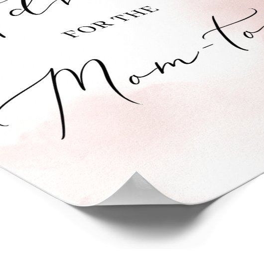 Advies voor het mohammedaanse spelletje blush roze poster (Hoek)