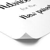 Advies voor het nieuwe kindermeisje poster (Hoek)