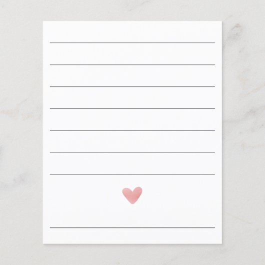 Advies voor het ouderlijk Baby shower (Achterkant)