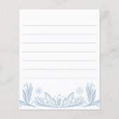 Advies voor het ouderlijk Baby shower (Achterkant)