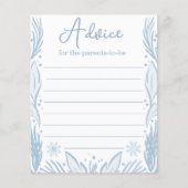 Advies voor het ouderlijk Baby shower (Voorkant)