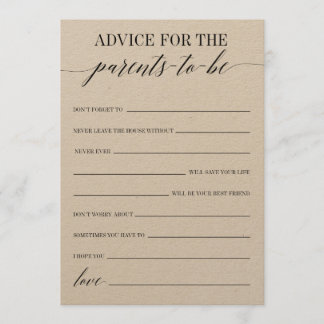 Advies voor het ouderschapsspel programmakaart