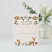 Advies voor het Parents Woodland Baby shower Game (Staand voorkant)
