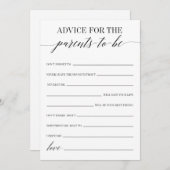 Advies voor het proefproject voor het ouderlijk Ba Programmakaart (Voorkant / Achterkant)