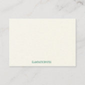 Advies voor mam Kaart, mam-to-be, Floral Kaart (Achterkant)