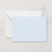 Advies voor mama blauw Oerwoud douche Kaart Notitiekaartje (Achterkant)