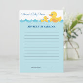 Advies voor mama om een Baby shower met rubberafva Kaart (Staand voorkant)