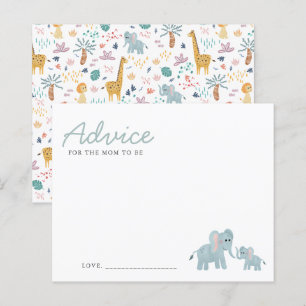 Advies voor mama om Safari Elephant Baby shower te
