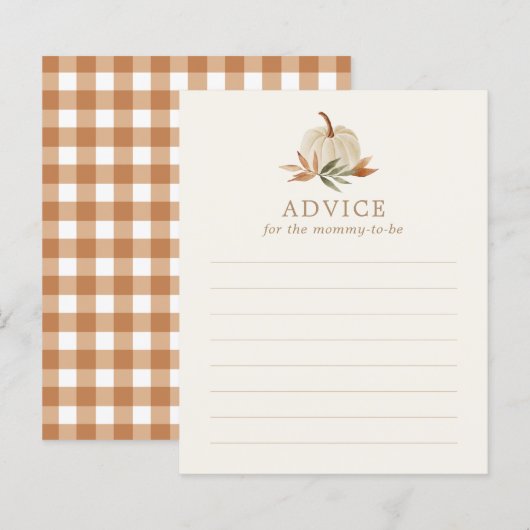 Advies voor mamma om Baby shower te zijn van klein (Voorkant / Achterkant)