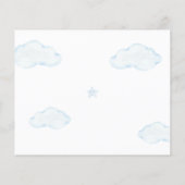 Advies voor mammie Teddy Bear Blue Baby shower Car (Achterkant)