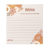 Advies voor Moeder Notitieblok - Groovy Baby Showe (Voorkant)