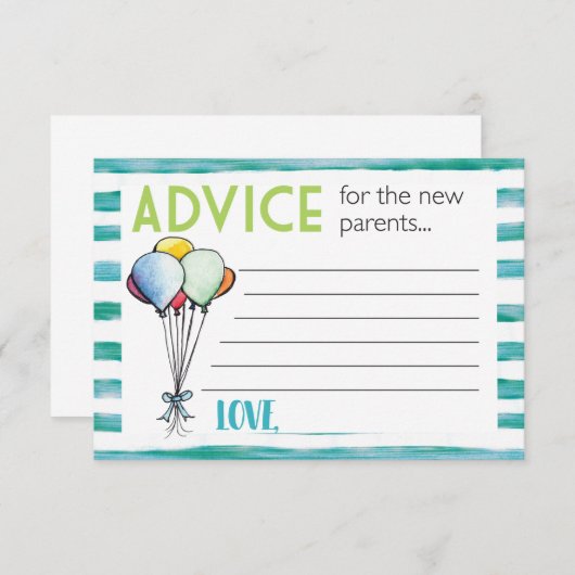 Advies voor nieuwe ouders (Voorkant / Achterkant)