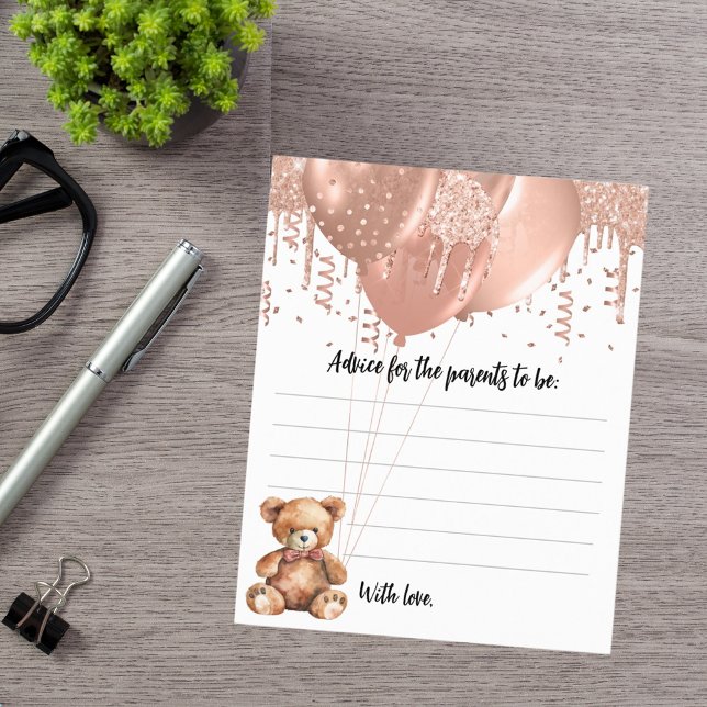 Advies voor ouderballonnen teddybeer baby shower (Creator heeft geüpload)