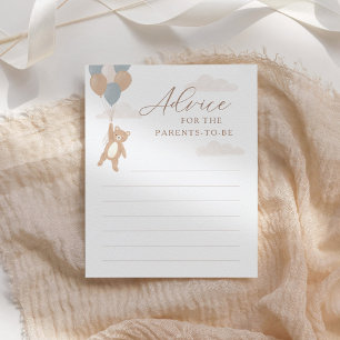 Advies voor Ouders Blue Boy Baby shower Game