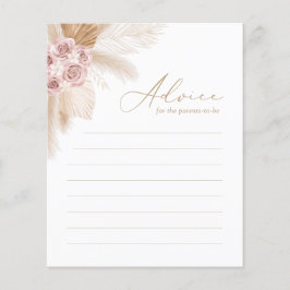 Advies voor ouders Boho Pampas Grass Baby shower