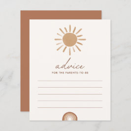 Advies voor ouders Boho Sunshine Baby shower Game