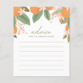 Advies voor ouders Citrus Baby shower Game (Voorkant)