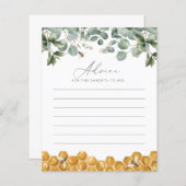 Advies voor Ouders: Greenery Baby shower Game (Voorkant / Achterkant)