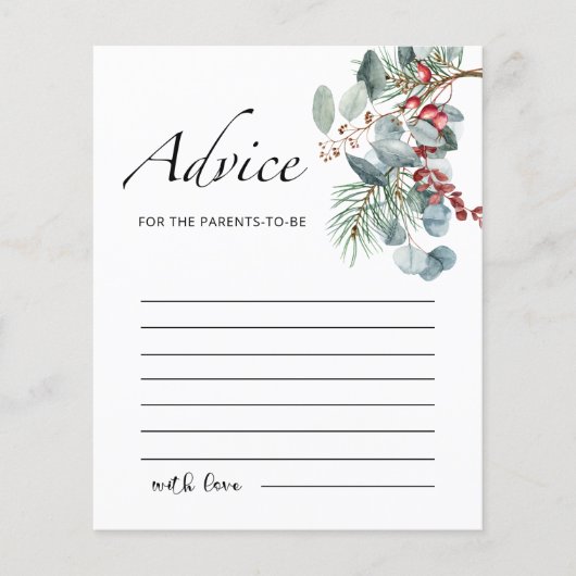 Advies voor ouders om kaart te worden (Voorkant)