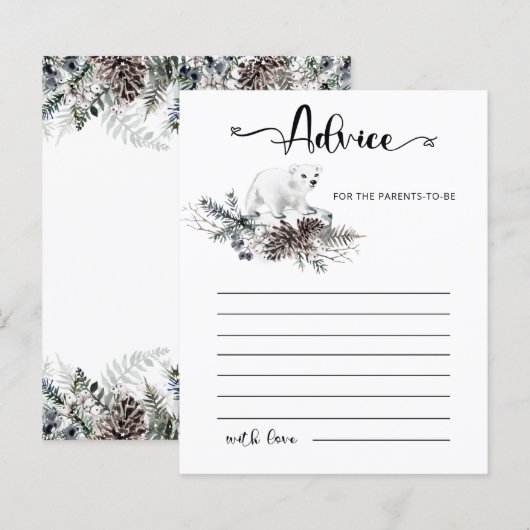 Advies voor ouders om kaart te worden (Voorkant / Achterkant)