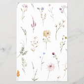 Advies voor ouders Zachte Pastel Wilde Bloem Flyer (Achterkant)