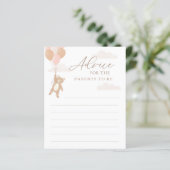 Advies voor ouderschapsroze Baby shower Game (Staand voorkant)