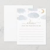 Advies voor Parents Moon and Stars Baby shower Gam (Voorkant / Achterkant)