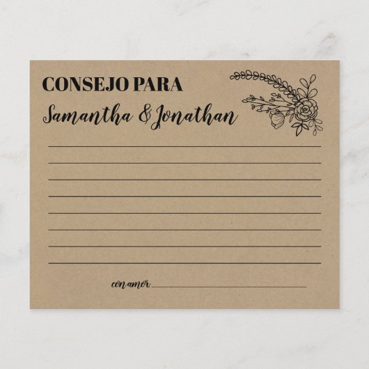 Advies voor vrolijk koppel in de Engelse spaanse d (Achterkant)