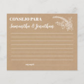 Advies voor vrolijk koppel in de Engelse spaanse d (Achterkant)