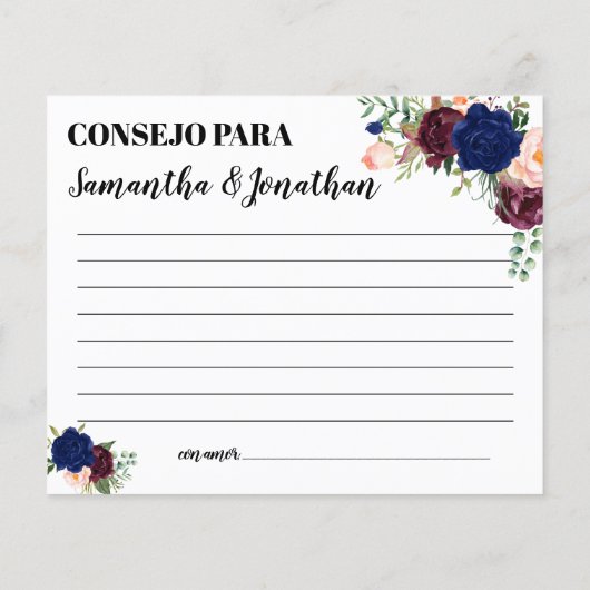 Advies voor vrolijk koppel in de Engelse spaanse d (Achterkant)