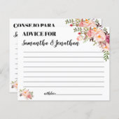 Advies voor vrolijk koppel in de Engelse spaanse d (Voorkant / Achterkant)