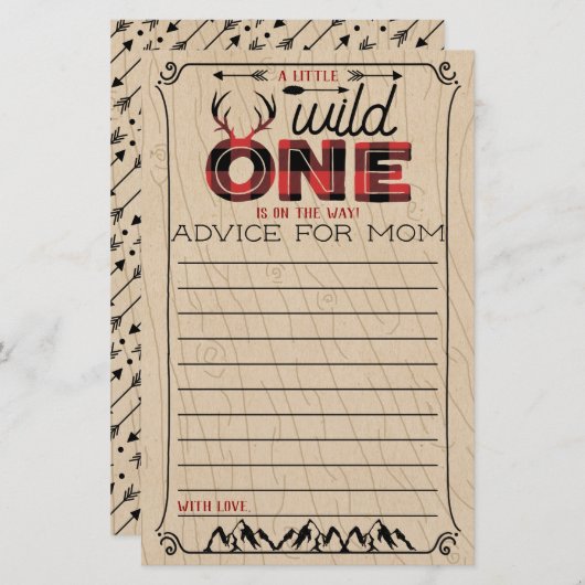 Advies voor Wild One Boys Rustic Play Lumberjack B (Voorkant / Achterkant)