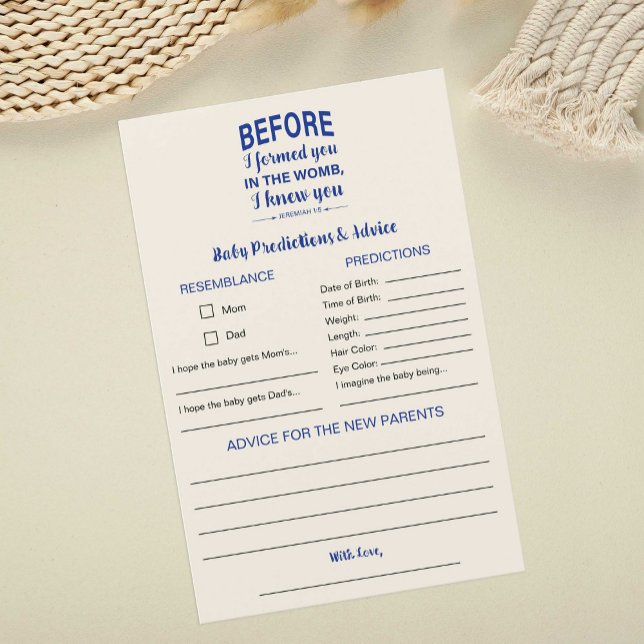 Advies & Voorspellingen Bijbelvers Baby shower Spe (Creator heeft geüpload)