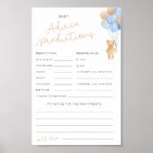 Advies & voorspellingen Downloadbare Baby shower K Poster (Voorkant)