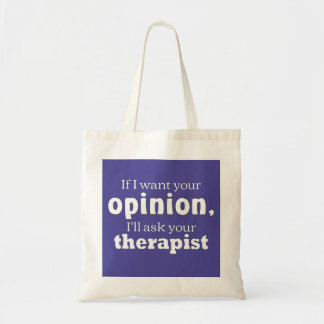 Advies Vraag therapeut wf Tote Bag