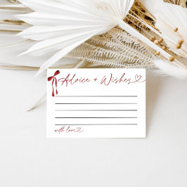 Advies & Wens Douche Spel Bourgogne Bow Informatiekaartje