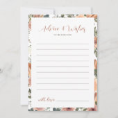 Advies & Wensen Blush Bloemen Herfst Vrijgezellenf (Voorkant)