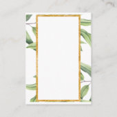 Advies & wensen Botanisch Vrijgezellenfeest Informatiekaartje (Achterkant)