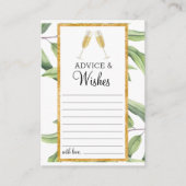 Advies & wensen Botanisch Vrijgezellenfeest Informatiekaartje (Voorkant)