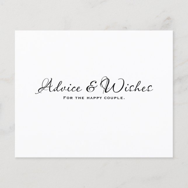 Advies & Wensen Bruiloft Huwelijk Verlovingsfeest (Voorkant)