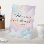 Advies & Wensen Dreamy Clouds Sky Vrijgezellenfees Reclamebord Met Voetstuk (Insitu)
