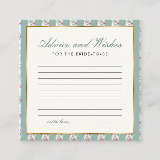 Advies Wensen Love Shack Finance Vrijgezellenfeest Informatiekaartje (Voorkant)