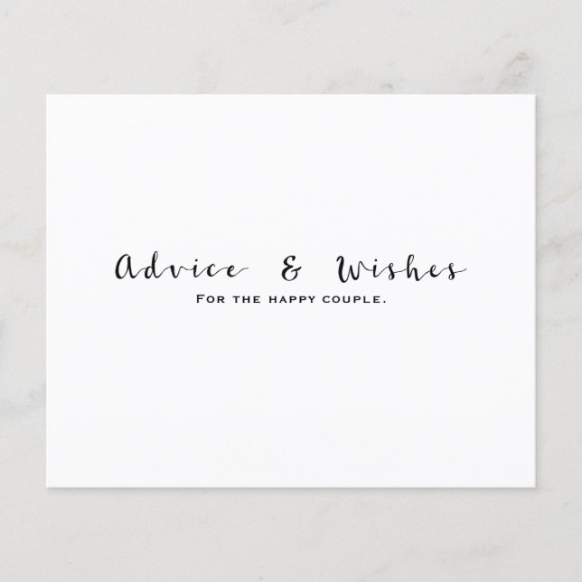 Advies & Wensen Moderne Trouw Verlovingsfeest (Voorkant)