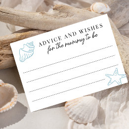 Advies & Wensen Sea You Soon Baby Shower Spel Informatiekaartje