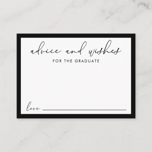 Advies wensen voor het Afstuderen Afstuderen Informatiekaartje (Voorkant)