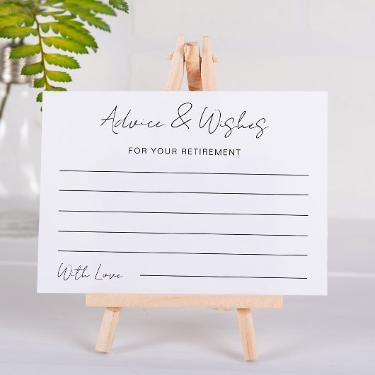 Advies & Wensen voor uw Pensioen Partij Notitiekaartje