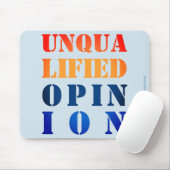 "Advies zonder voorbehoud" Muismat (Met muis)